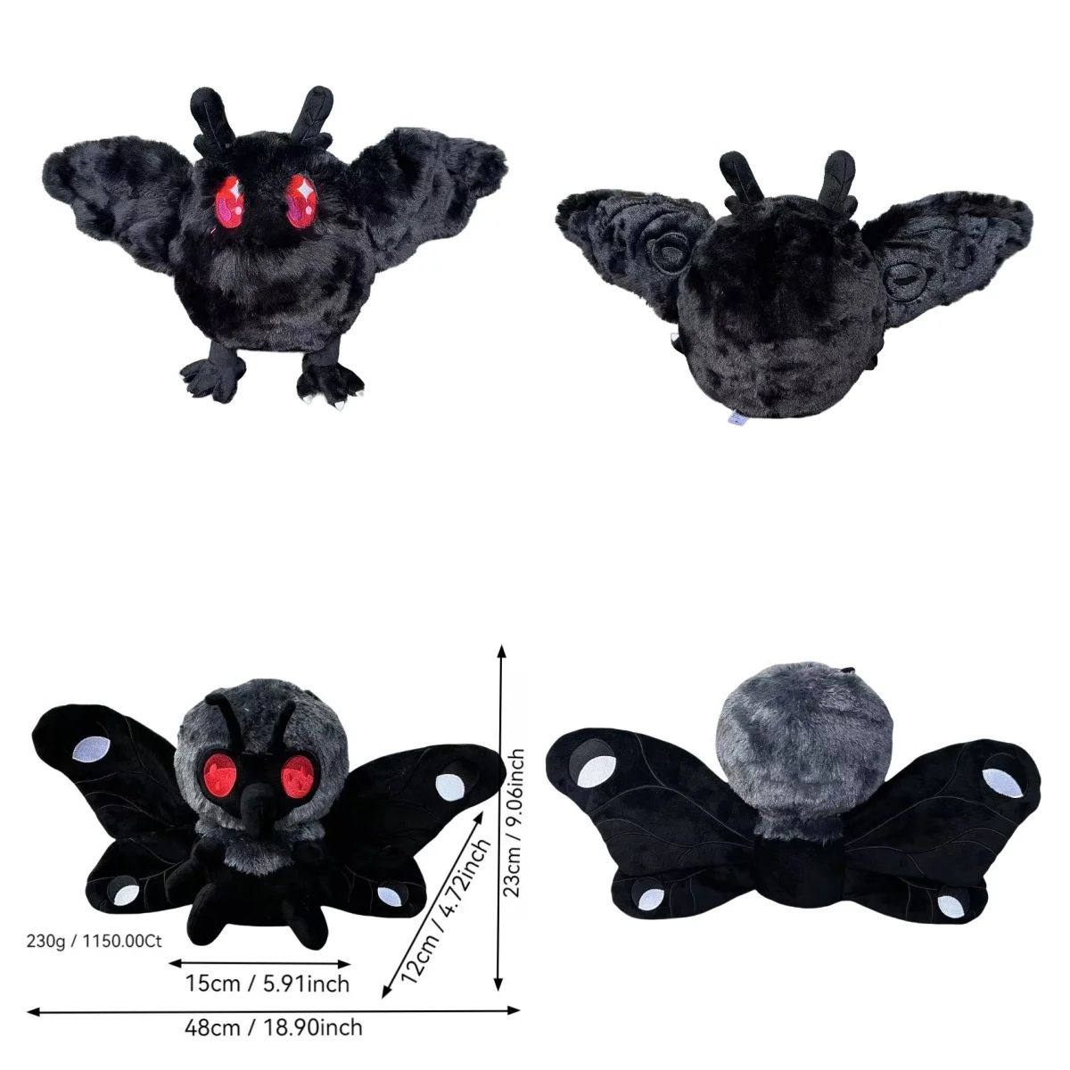 

New Mothman Plush Anime Plush Toy Plush Toy Stuffed Animals Soft Plush Children Halloween Gifts Doll Birthday