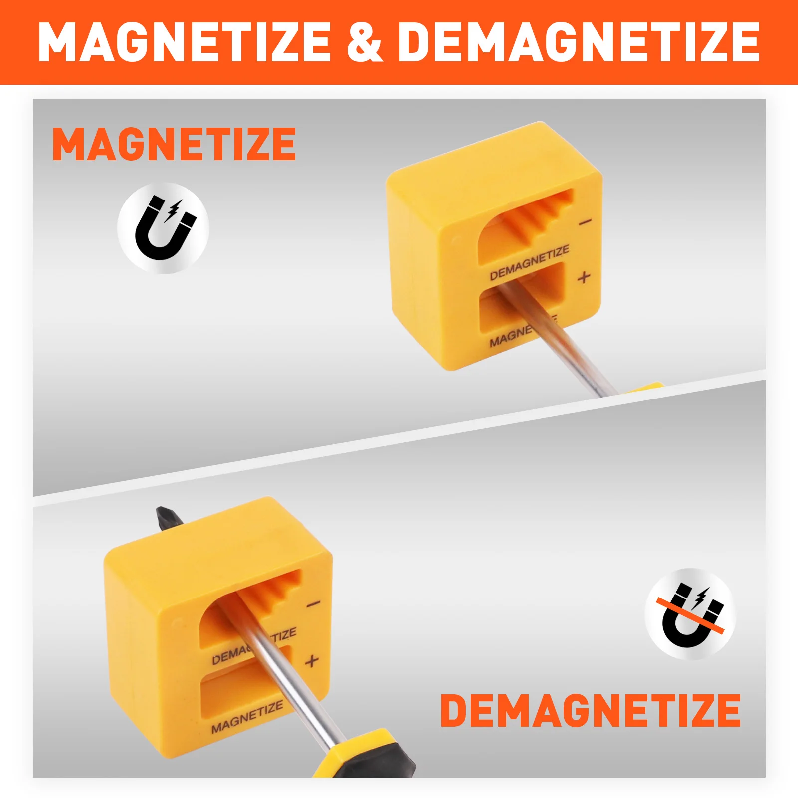 11-Piece Magnetic Screwdriver Set with Magnetizer