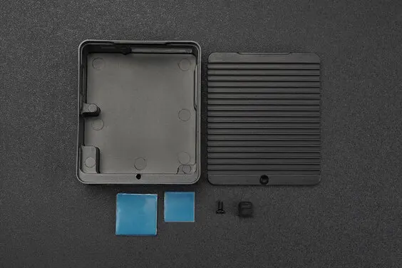 Metal Cooling Case com dissipador de calor, Compatível com Raspberry Pi CM4 IoT Router, Placa transportadora