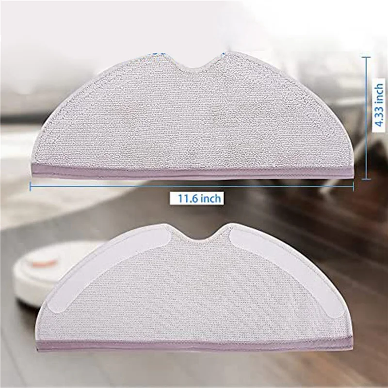 UNCL ممسحة الوسادة 12 حزمة ستوكات ممسحة القماش ل Roborock S6 S6 النقي S6 Maxv S5 ماكس S5 جهاز آلي لتنظيف الأتربة استبدال الممسحة