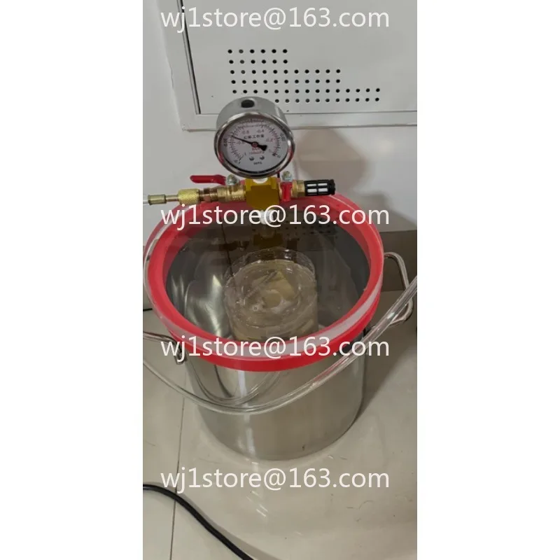 Stainless steel vacuum defoaming bucket box AB Epoxy resin Silicone gypsum defoaming bucket Vacuum tank