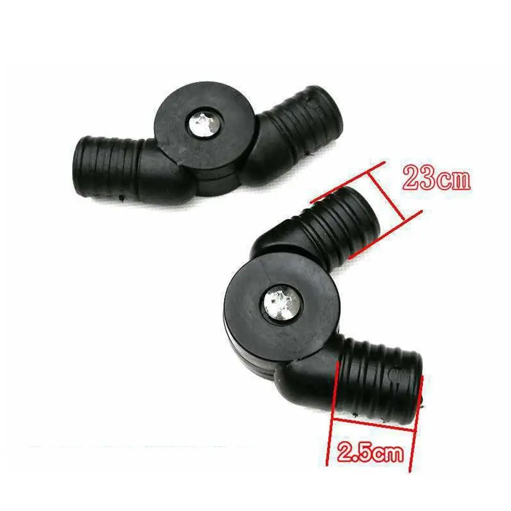 Black Lounge Chair Latch Hinge Plastic 7*8*2cm/2.76*3.15\