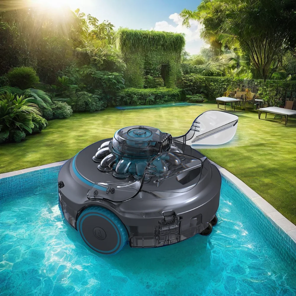 

NEWEST Automatic Cordless Robot Piscine Pool Cleaners for Inground Pools Convenient and Safety Pool Filter Cleaning Tools