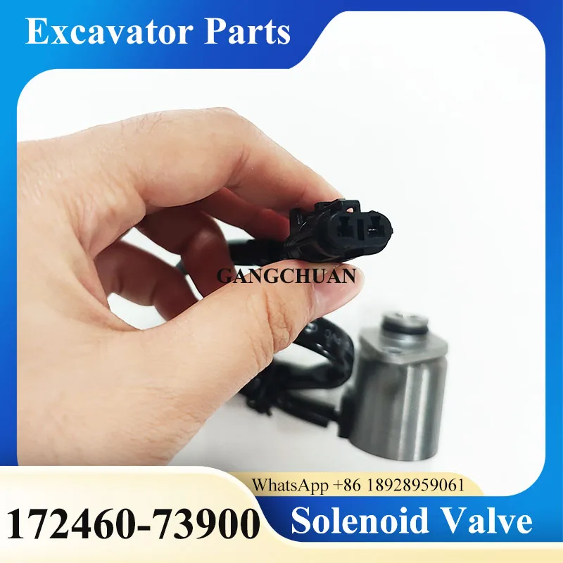 172460-73910  Hydraulic Pump Solenoid Valve 17246073910 for  Fo Yanmar ViO55-5B electric parts