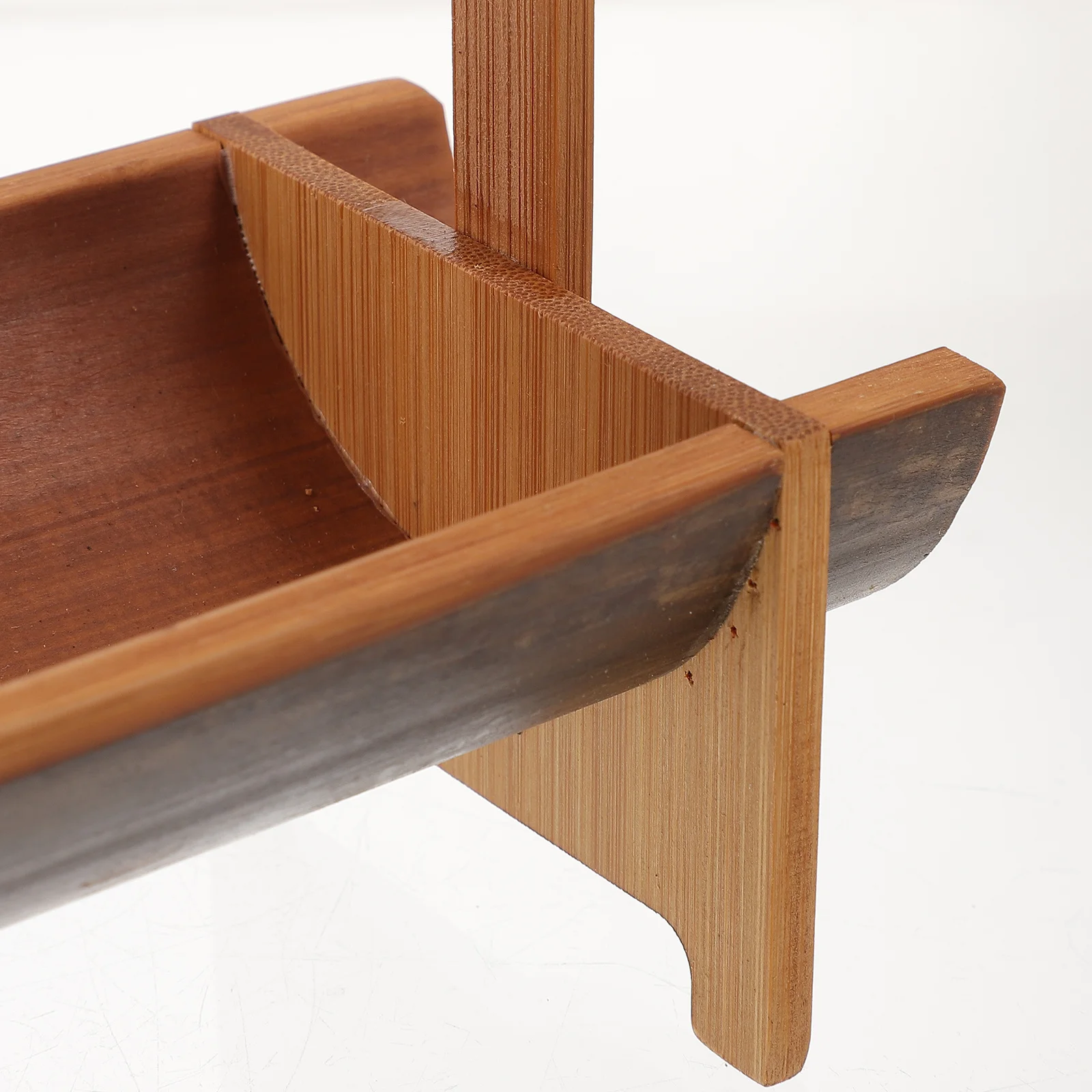 

Attractive Bamboo Dessert Tray Rustic Design Fruit Nuts Party Table Decorative Plate Dessert Serving Tray Snack Plate