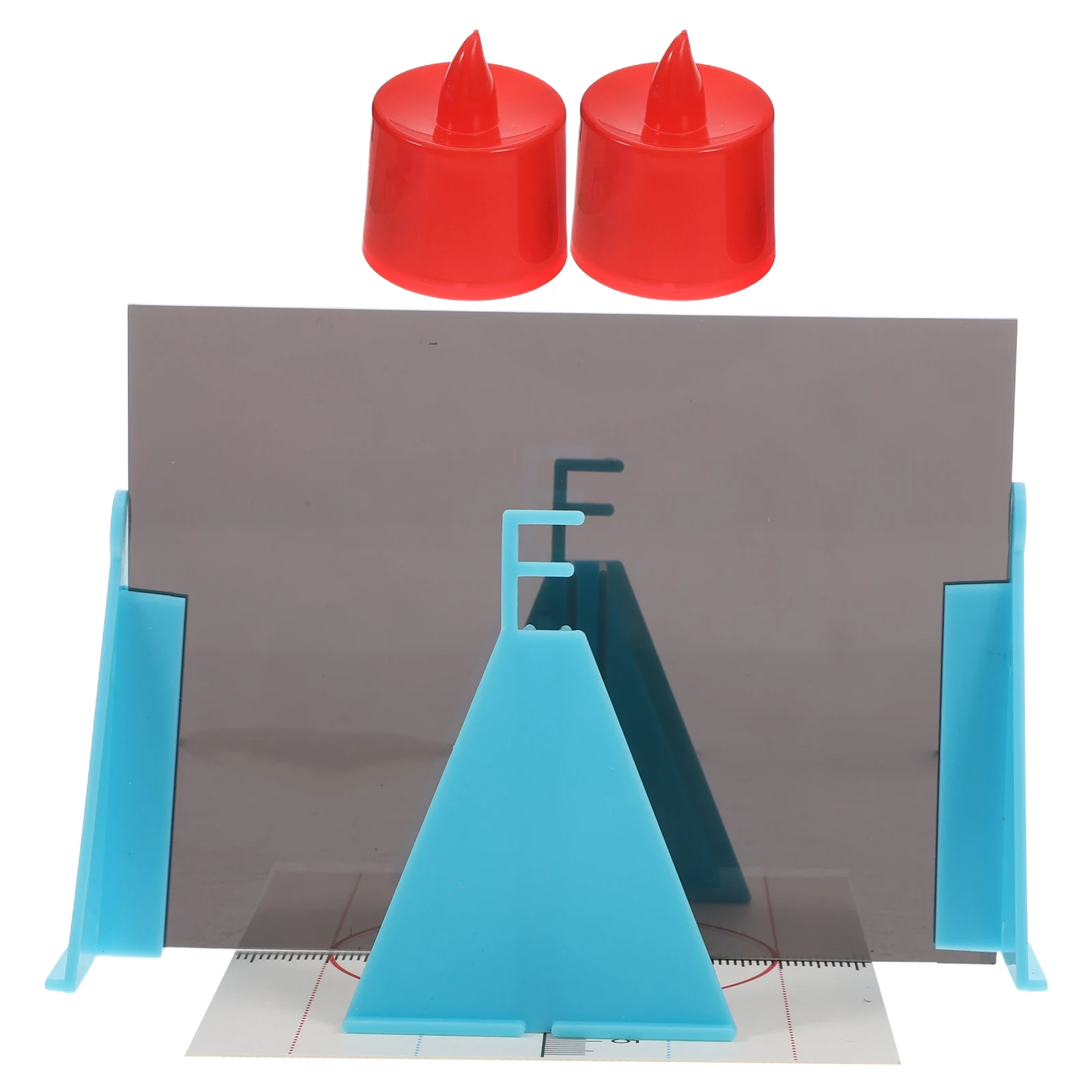 

Plane Mirror Experimenter Physics Tools Optics Learning Set White Plastic Reflection Kit Teaching Aid Classroom Equipment