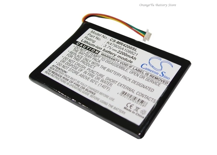 Replacement 3.7V 2200mAh GPS Navigator Battery K4790SA108821 for Magellan Maestro 4200, Maestro 4210, Maestro 4220, Maestro 4250