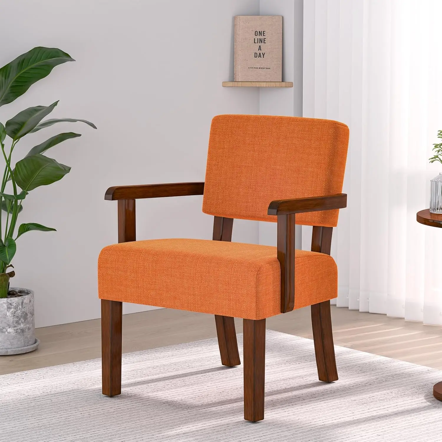 

Chair, Living Room Chairs Oversized with Soft Seat and Armrests for Dinning, Bedroom, Reading and Waiting Rooms