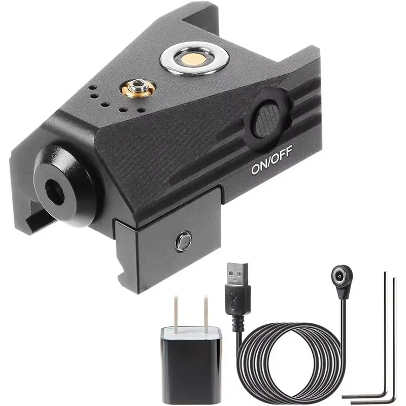 richfire-充電式ハンティング懐中電灯-グリーンレーザーサイト-タクティカルライト-標準20mmレールマウントに対応