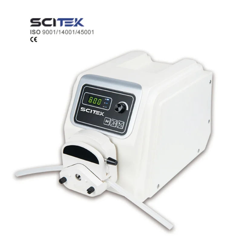 SCITEK Basic Peristaltic Pump 0.1~600rpm Rotating Speed Laboratory Equipment Peristaltic Pump