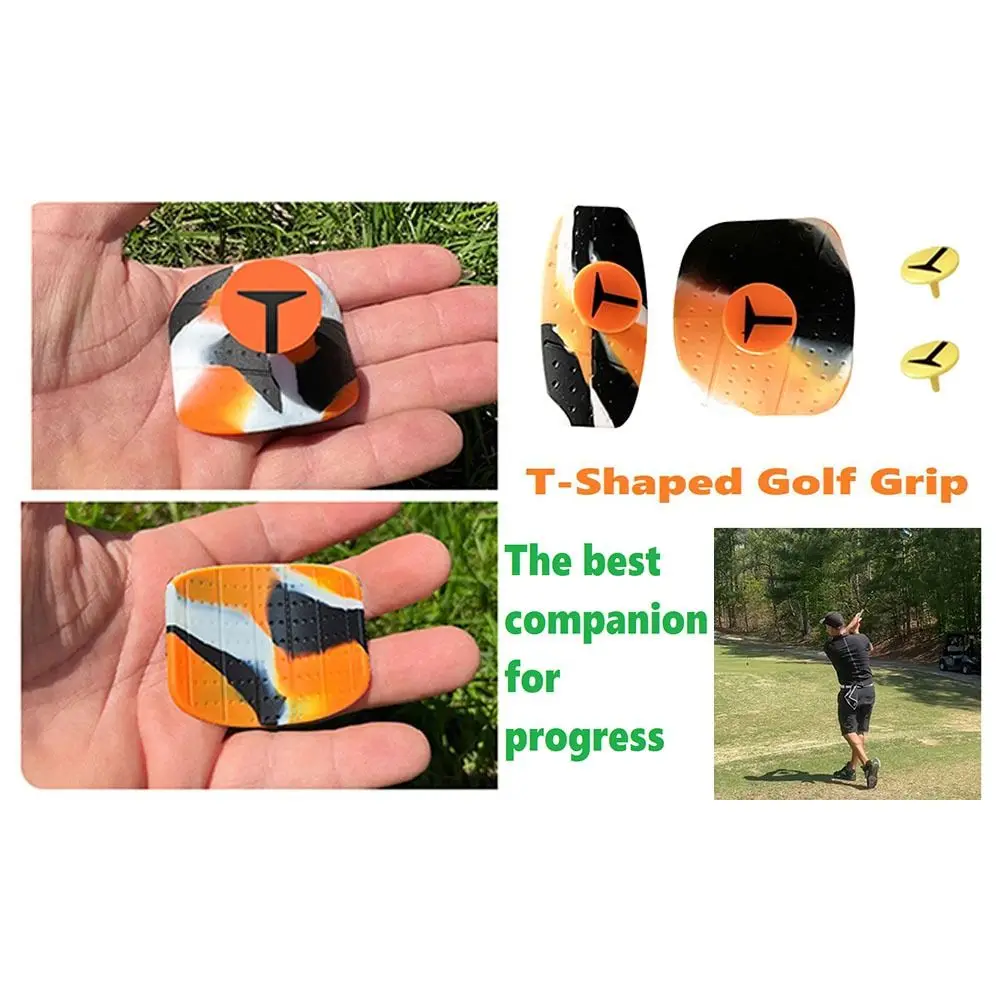 Creatieve T-grip Golf Grip Trainer Antislip Verminderde grip Druk Golf Club Grip Pad Golf Grip Sticker Golfaccessoires