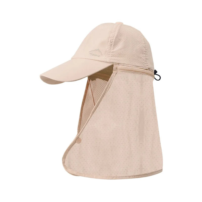 Summer sun protection sun hat for men mountaineering and fishing quick-drying fisherman hat outdoor with shawl baseball hat image 6