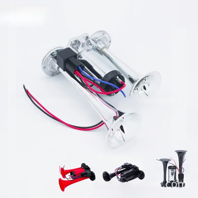 TZ309-2 double tube integrated air snail horn 600DB compressor ebay one-piece motor car horn