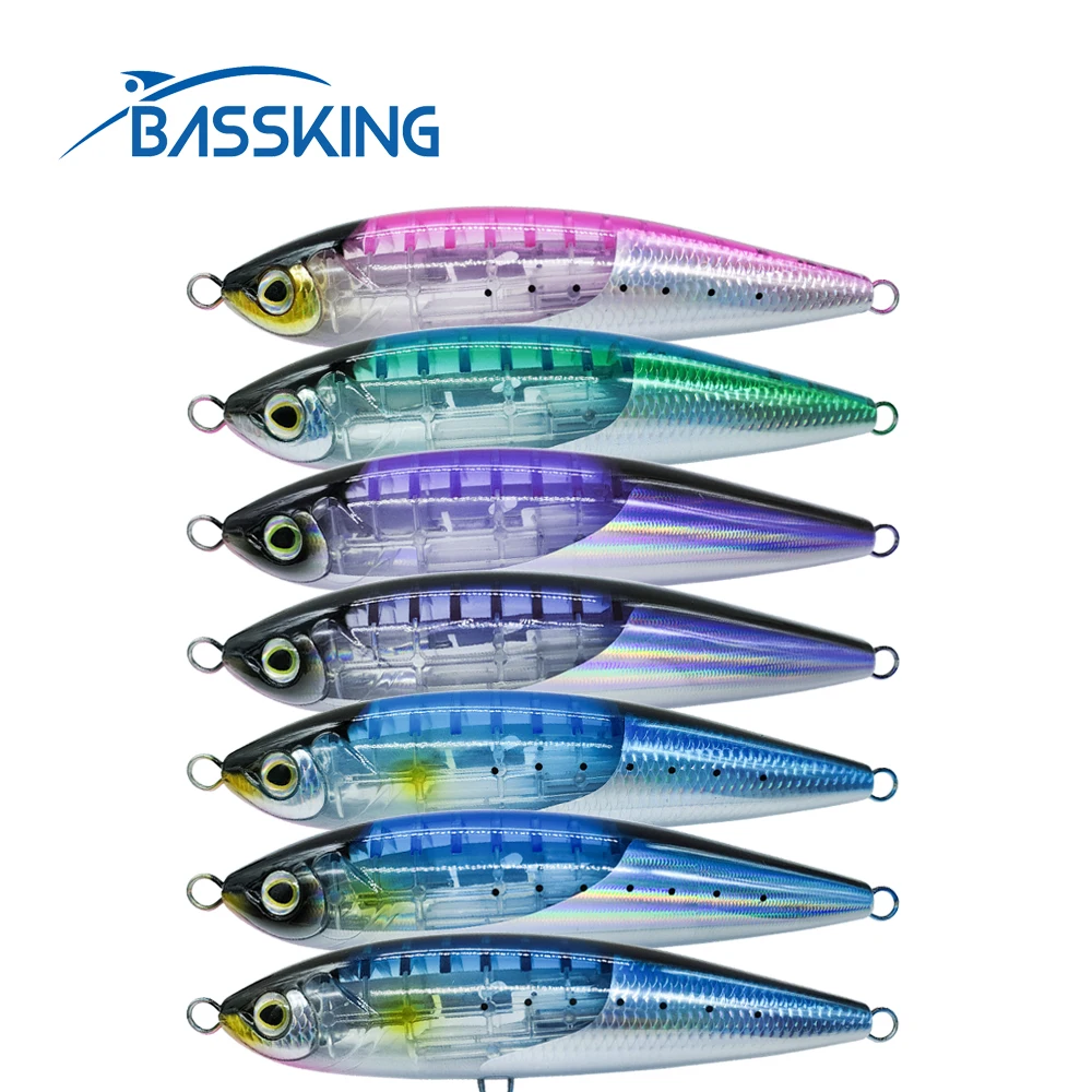 

BASSKING GT приманка для морского троллинга искусственная жесткая приманка карандаш рыболовные приманки аксессуары для ловли тунца 175 мм 92 г