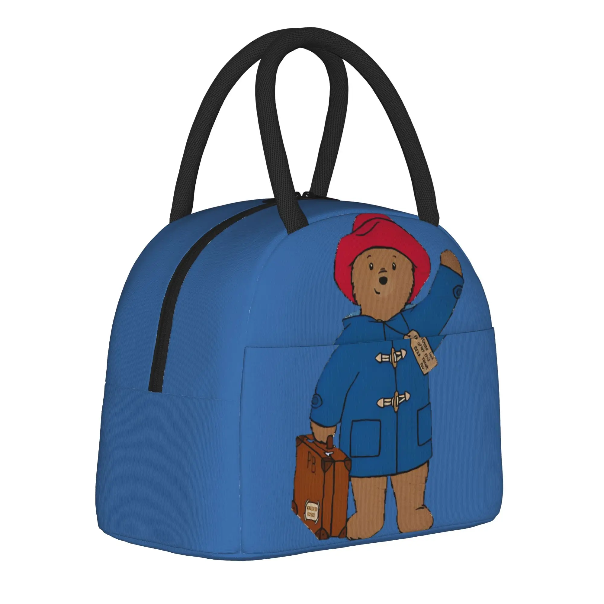 

Paddington Bear Insulated Lunch Bag Cooler Bag Reusable,Lunch Container High Capacity Tote Lunch Box Men Women Work Picnic