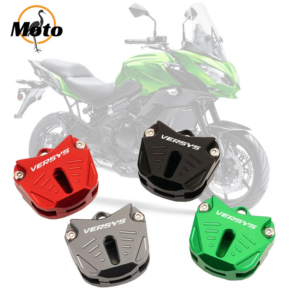 Versys-Llavero CNC para motocicleta, carcasa y anillo para Kawasaki versys 650 1000 versys 1000 SE versys X300
