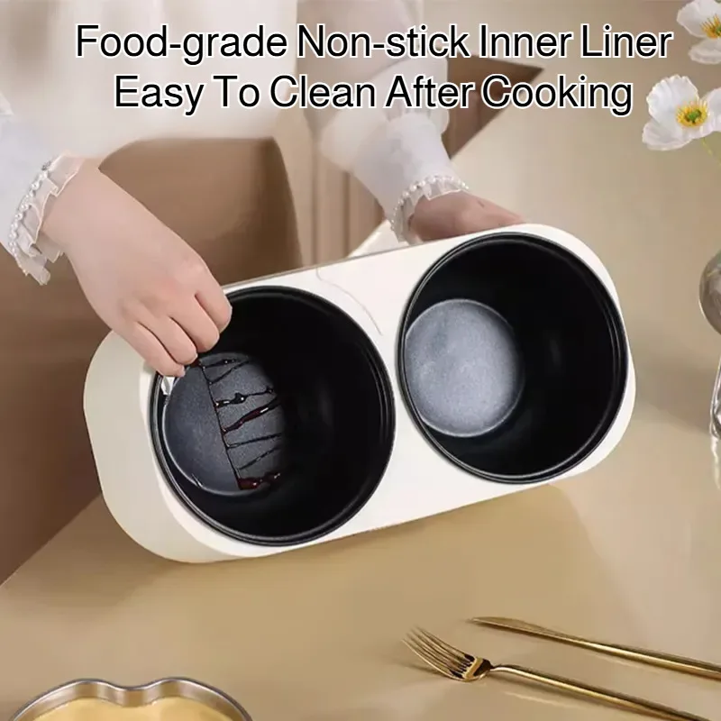 Household Electric Frying Pan Multifunctional Double Pot Nonstick Cooker Hot Pot for Home Cooking Kitchen Appliance image 3