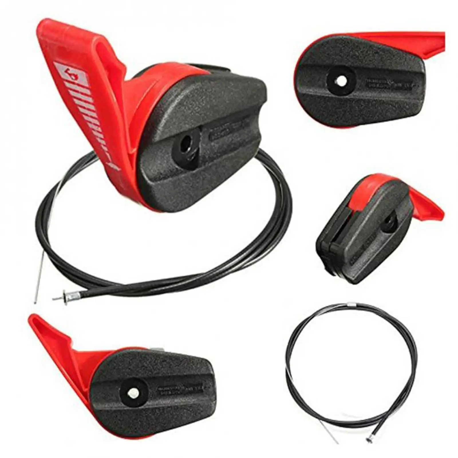Throttle Cable Control Lever Choke Kit Universal Handle Nylon Steel for Lawn Mower with Remote Gardening Tools