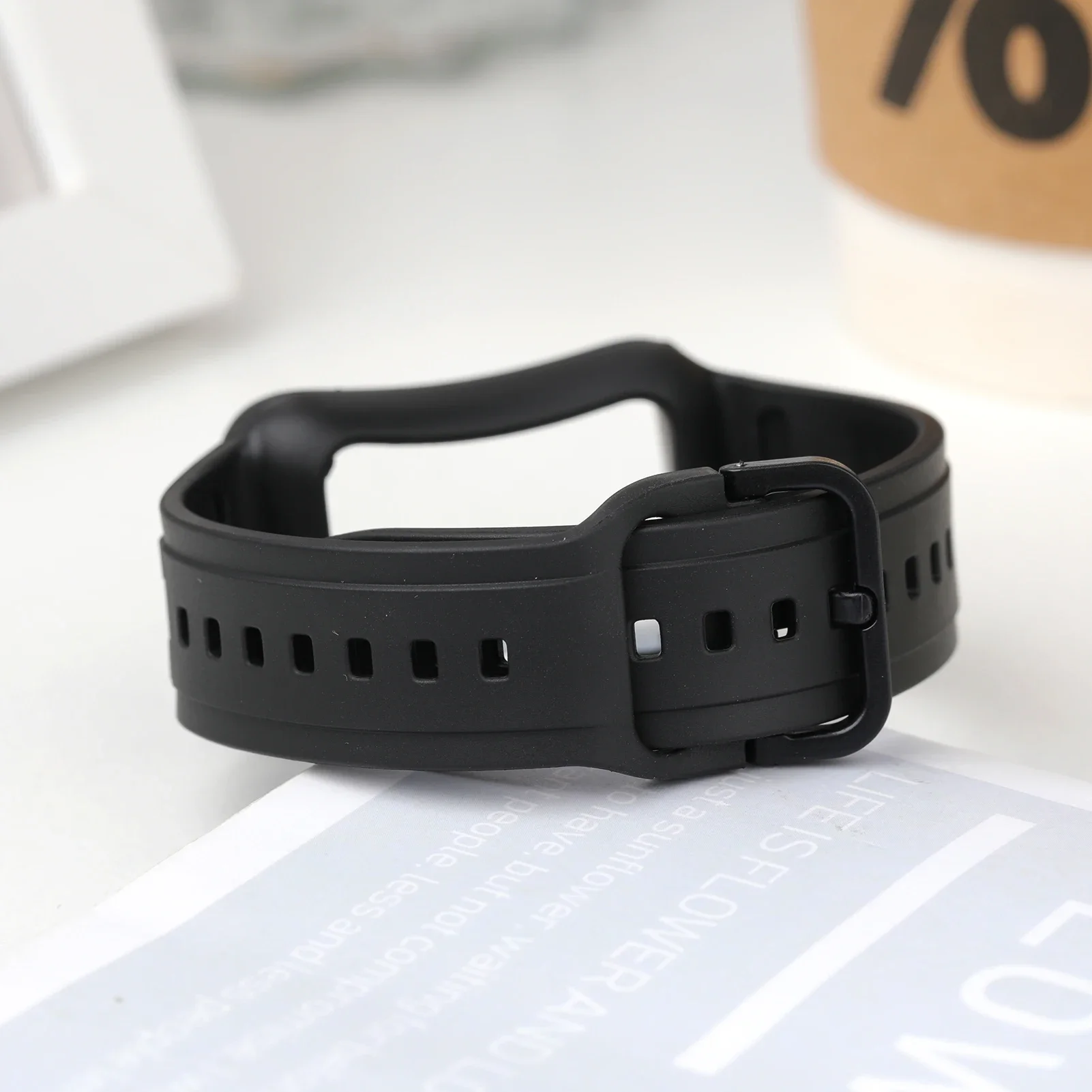 Silikonowy pasek do Huawei Band 9 8 correa Akcesoria do smartwatcha Zamienny sportowy pasek do Galaxy fit3 Opaska na nadgarstek