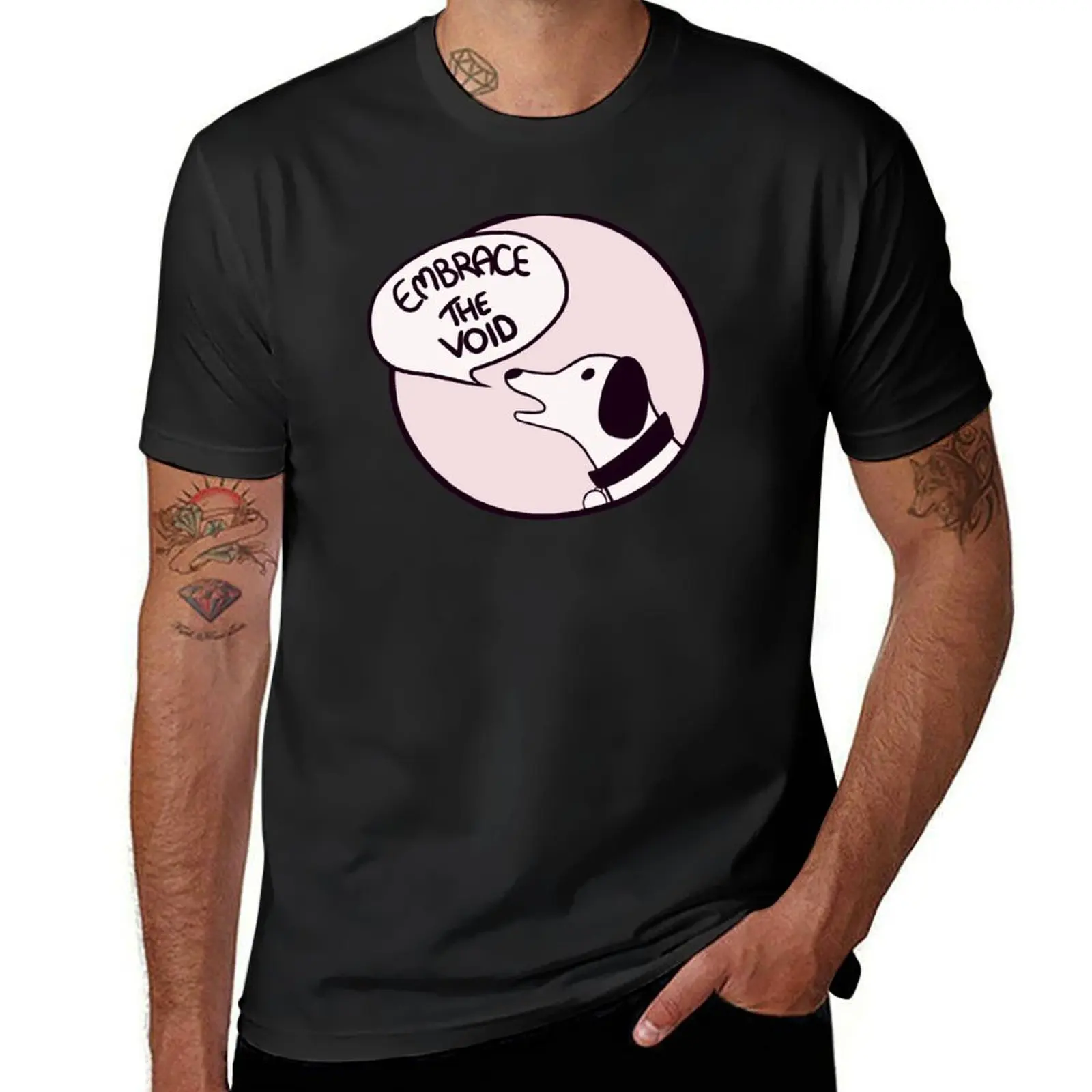 Embrace the void T-Shirt Short sleeve tee graphics blacks summer top heavyweight t shirts for men