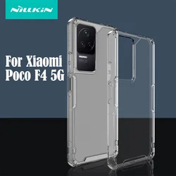 Nillkin For Xiaomi Poco F4 5G Case Nature Pro Transparent Clear TPU PC Protection Back Cover For Xiaomi Poco F4 Phone Housing