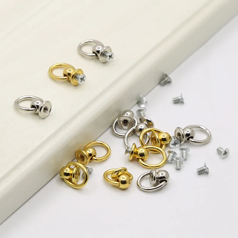 2pcs Jewelry Box Mini Small Handle Single Hole Round Small Buckle Hand Gift Box Small Handles Handicraft Box Drawer Pulls Knobs