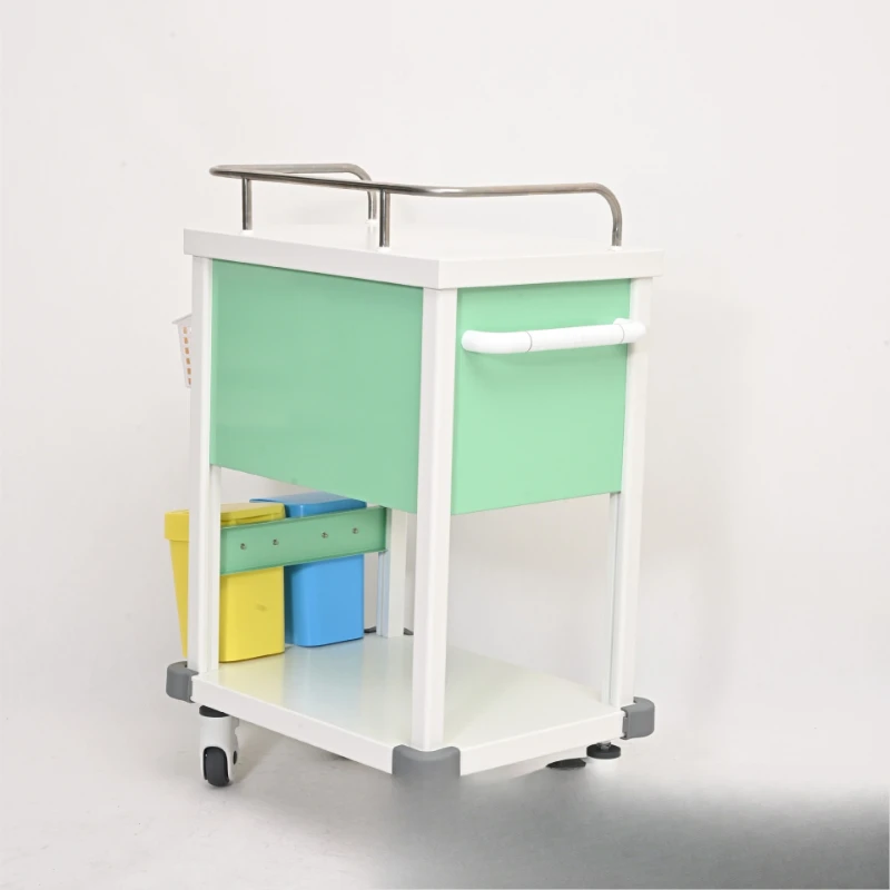 

High-quality treatment cart, instrument cart, high-end cart, color steel cart trolley