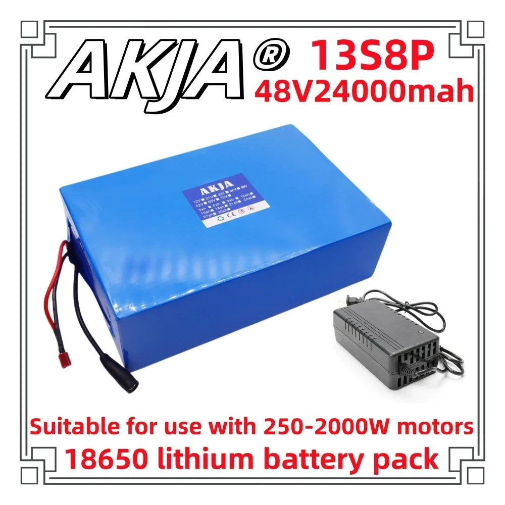 Air fast transportation New Full Capacity Power 18650 Lithium Battery 48V24ah Lithium Battery Pack 13S8P Suitable for 250-2000W