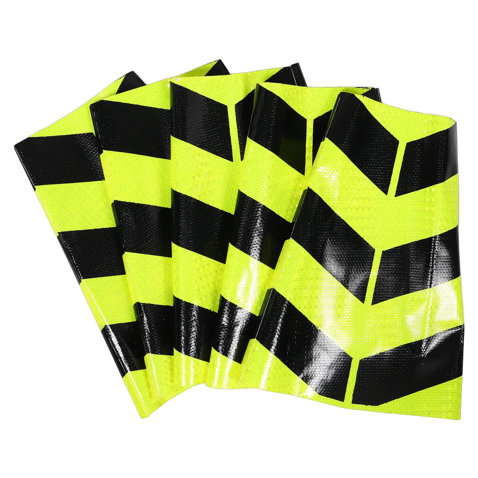 

5Pcs Reflective Cone Sleeve High Visibility Safety Reflective Collar for Parking Cones Road Safety Traffic Cone Wrap