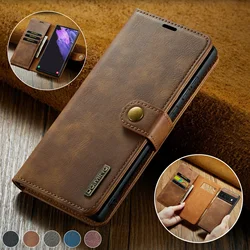 Retro Detachable Magnetic Leather Cards Solt Case For Google Pixel 10 9 Pro 9A XL 8 7 Wallet Stand Book Cover Card Bag Pocket