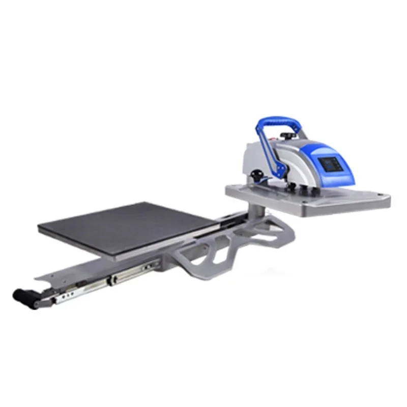 Gran oferta, máquina de estampación en caliente de 40x50cm, máquina de transferencia de calor extraíble con vibración Manual, equipo, máquina de prensado en caliente para ropa y camisetas