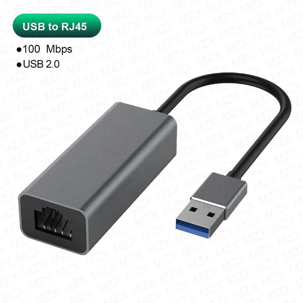 Adattatore USB-C A Ethernet – Alluminio, Plug-and-Play, 100 Mbps Per Laptop E Tablet!