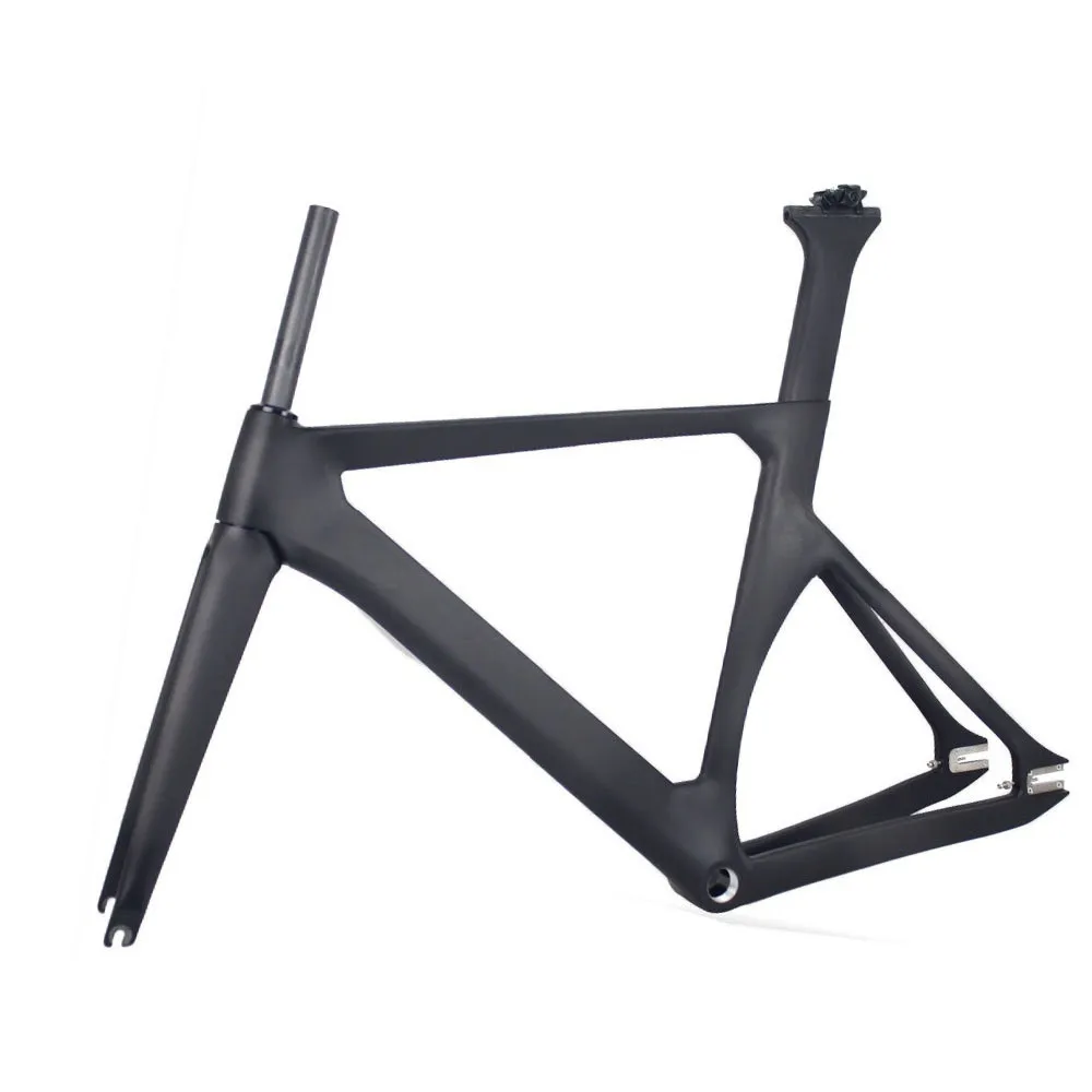 

Winowsports T800 Carbon Fiber TR Frame With Fork + Seatpost+Steam Ultralight Track Frameset Use for Racing Fixed Gear Bike Frame