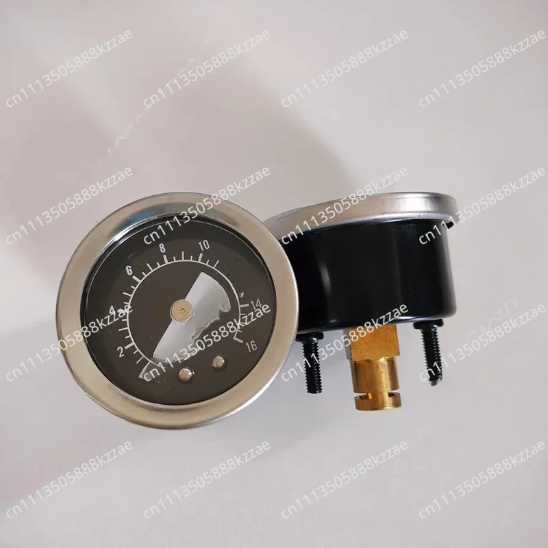 1pc High 20bar/16 Bar Coffee Machine Pressure Gauge 4MM TeflonTube High-temperature Steam Pressure Gauge Anti-shake with Damping