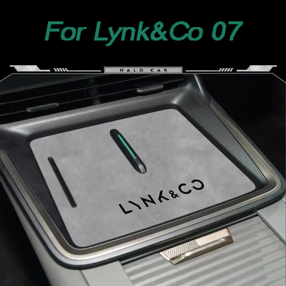 

For Lynk&Co 07 EM-P 2024 Restyling Car Styling Non-Slip Mat Door Groove Pad PU Leather Gate Slot Cup Cushion Accessories