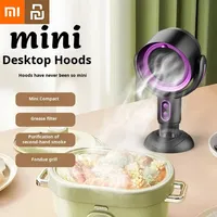 Xiaomi Youpin Desktop Range Hood Portable Exhaust Fand Small Cooker Hood USB Charging Adjustable Angle for Indoor BBQ Hot Pot