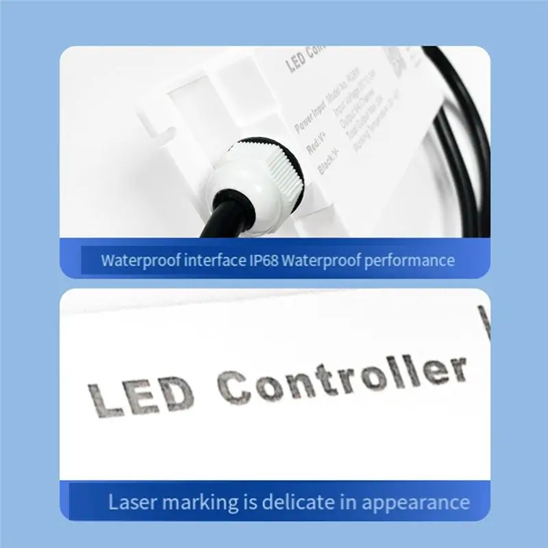 Tuya WIFI DC12V 24V LED Strip Waterproof Controller IP68 Rain-Proof With Tuya Voice Remote Control RGBCW-B51B