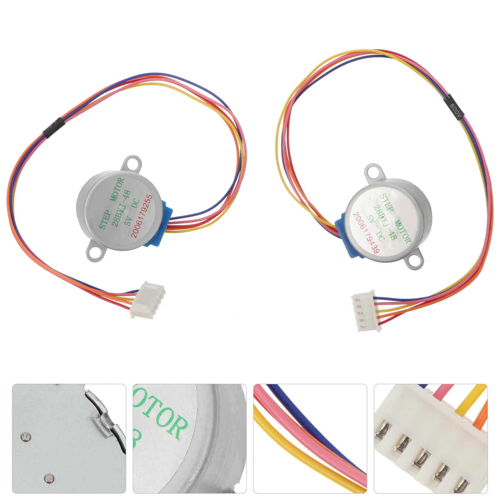 

2 pcs Premium Stepper Motor 5-Wire Four-Phase High Torque For 3D Printer Supplies Accessories Durable Milling Machine Gearmotor