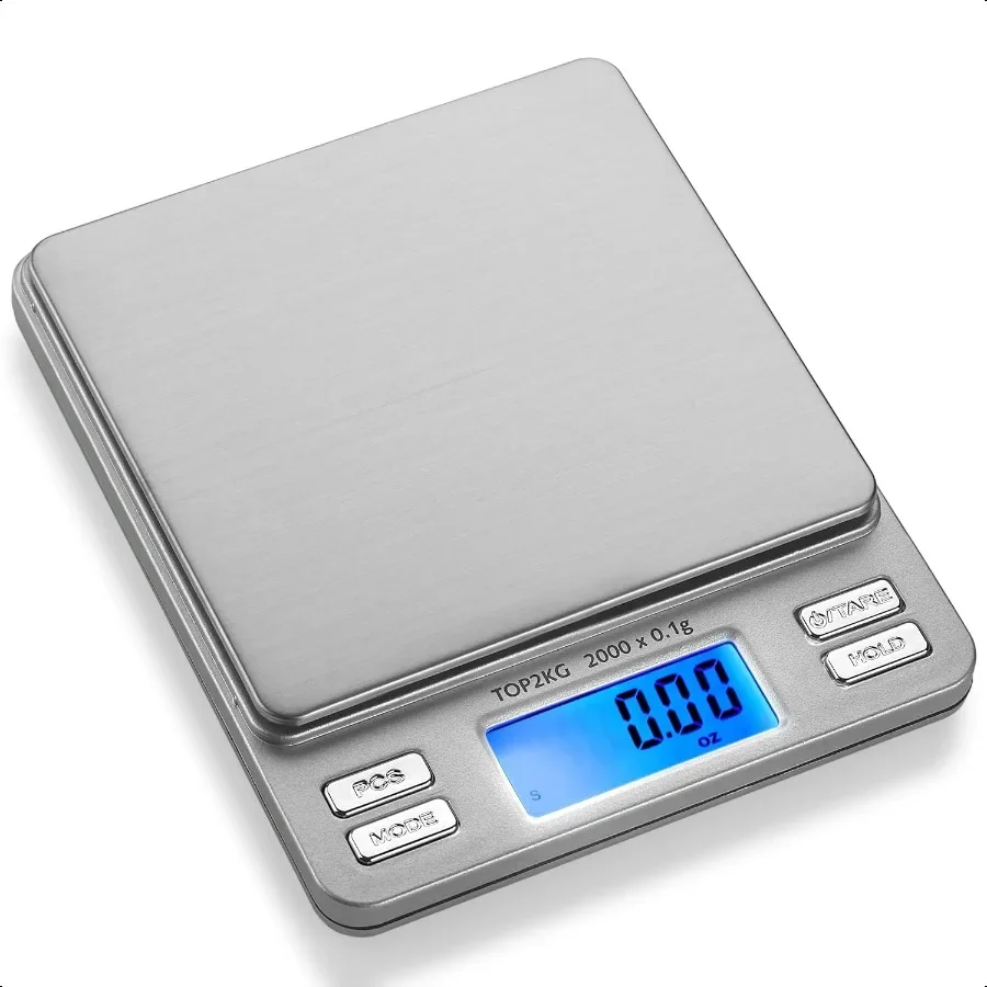 

Smart Weigh Digital Pro Pocket Scale 2000g x 0.1 Grams Precise Weighing Profional Weight Food Ounces Grams Mini Kitchen Jewelry