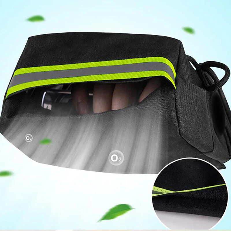 Waterproof Sun Protection Gloves With Reflective Strip Design motorcycle glovesMotorcycle Handlebar Muffs Summer Airy 3D Oxford