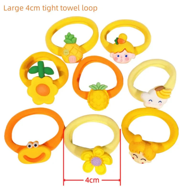 Hair Accessories for Girls Band Scrunchies Opaska Do Wlosow Rubber Haargummi Tiara De Cabelo Infantil Dulces Cute Kids Tie