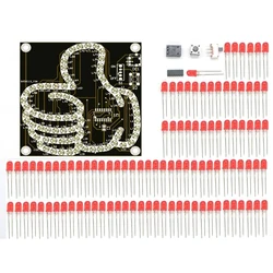 LED Thumb Flowing Light Production Kit Light-emitting Diode Fun Welding Microcontroller DIY Electronic Kit Soldering Practice
