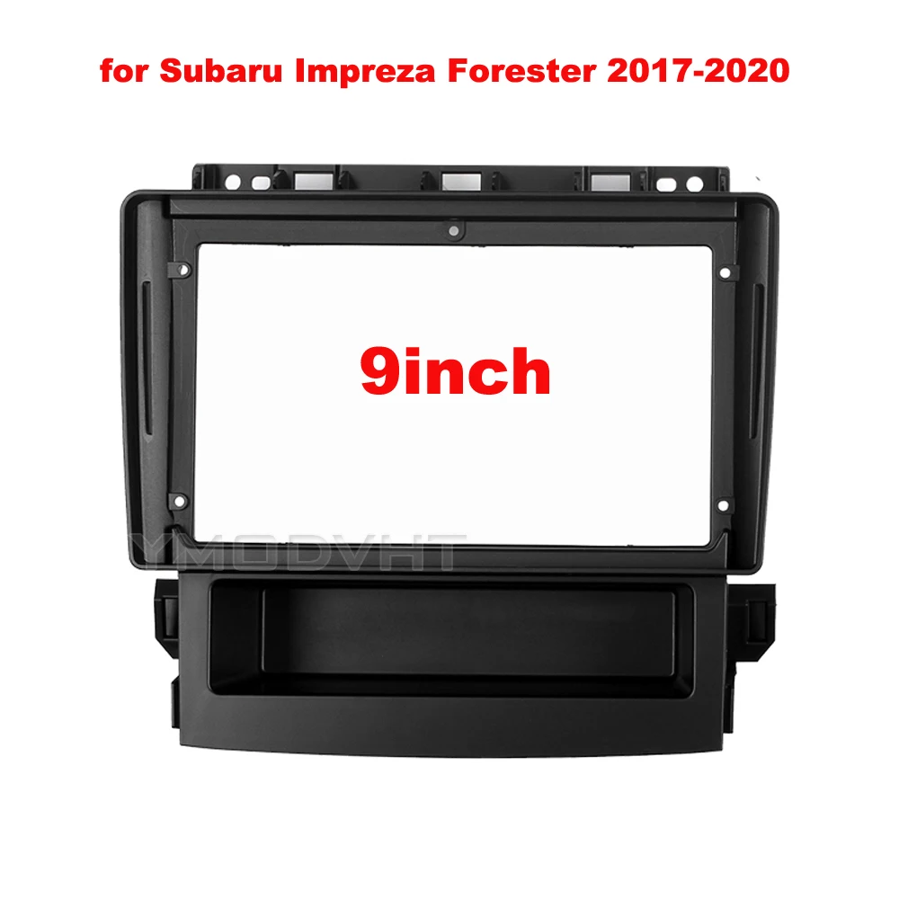 

9 дюймов для Subaru Impreza Forester 2017-2020, автомобильный радиоприемник, DVD, стерео рамка, монтажная пластина, монтажная панель, комплект отделки рамки