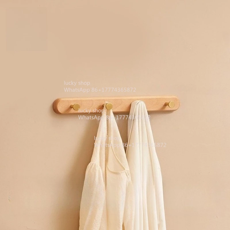 

Крючок для одежды Входной вход Спальня Вешалка для одежды из массива дерева Усовершенствованный крючок для входной двери