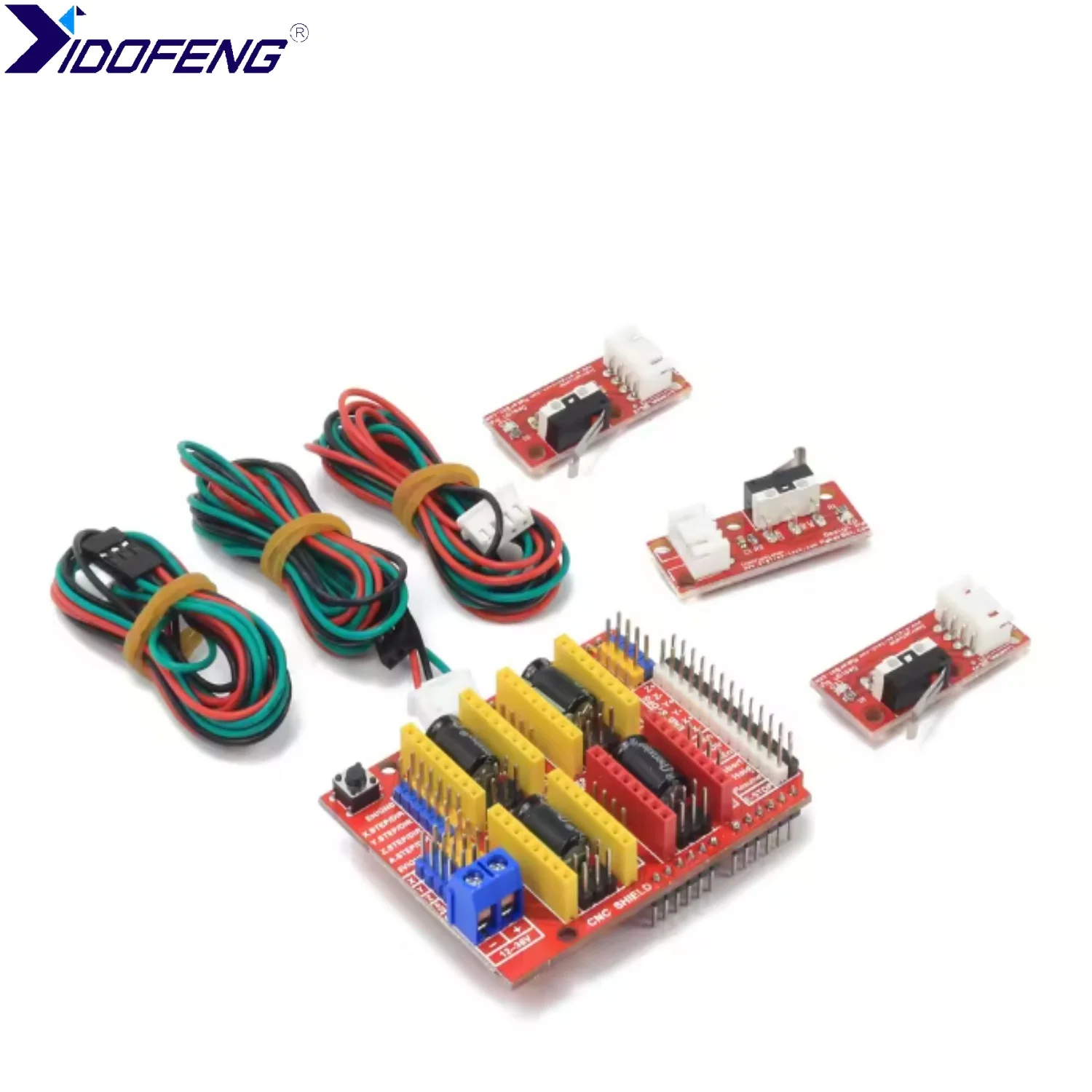 3D-Drucker CNC-Controller-Kit Nema 17 Schrittmotor & UNO R3 Improvement Board & DRV8825 Treiber für Arduino 3D-Drucker