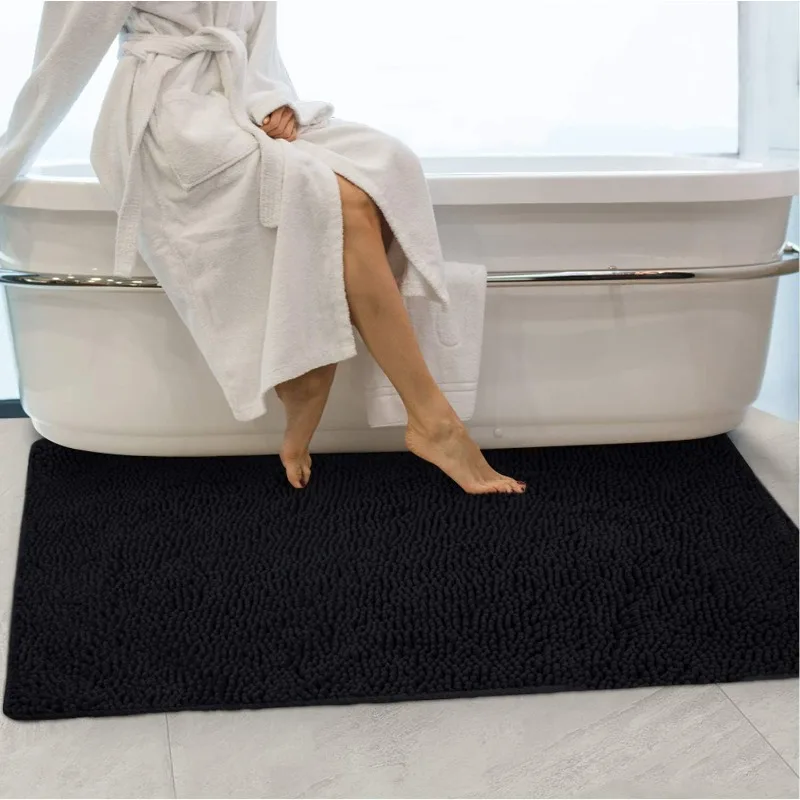 Secura Bathroom Rugs, 47 x 28 Inches, Extra Soft & Thick, Absorbent Water Bath Rugs, Non-Slip Bath Mat for Bathroom