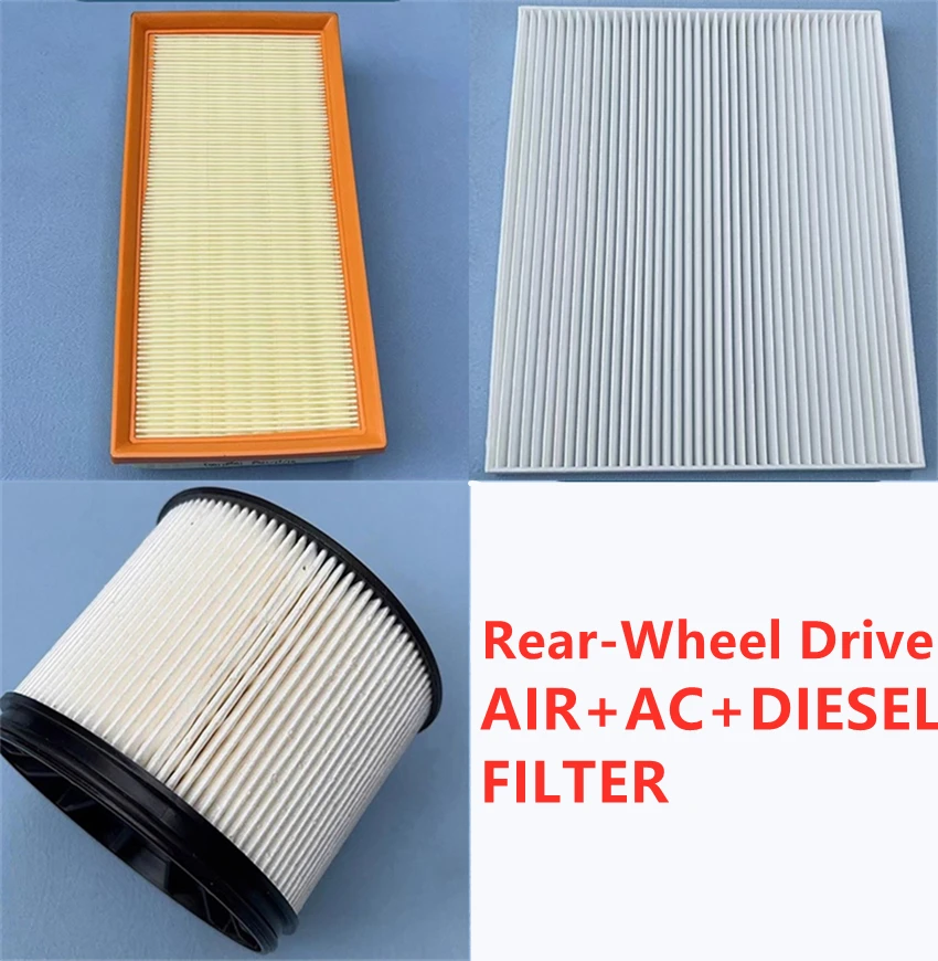 

Комплект фильтров для дизельного двигателя Maxus V90, Deliver 9, 2,0 т, воздушный, кабинный и дизельный фильтр