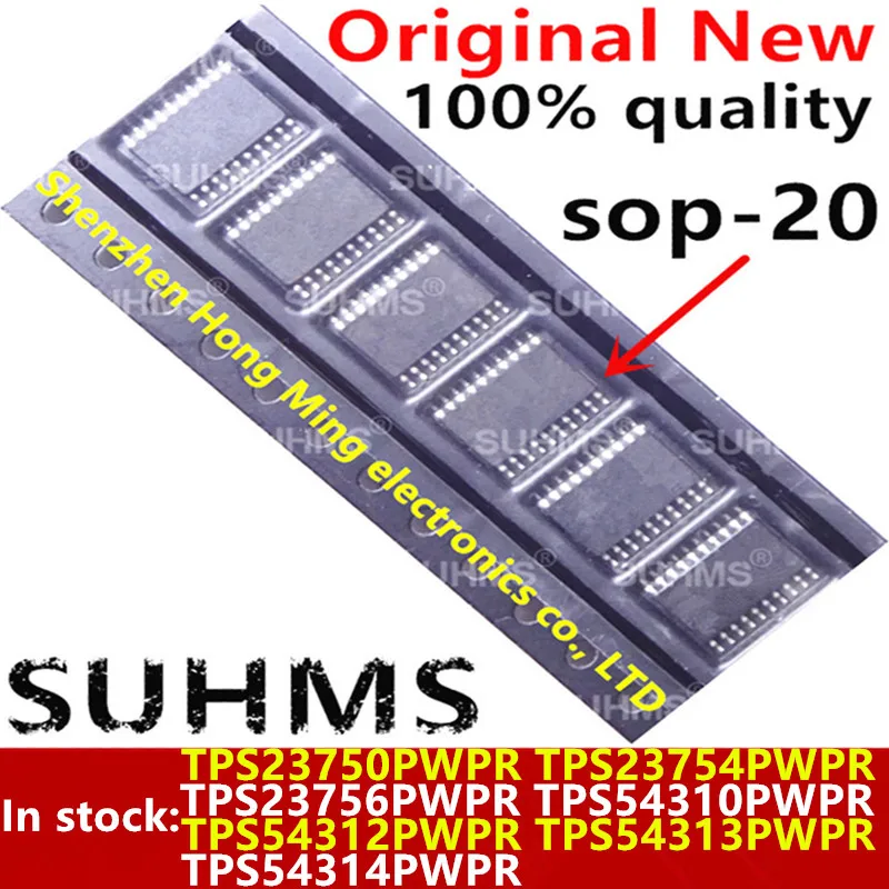 (5 Stück) 100 % neuer TPS23750PWPR TPS23754PWPR TPS23756PWPR TPS54310PWPR TPS54312PWPR TPS54313PWPR TPS54314PWPR sop-20 Chipsatz