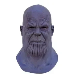 Thanos قناع اللاتكس التنكري ، القفاز اللانهاية ، قفازات ضوء LED ، زي الذراع ، فستان فاخر ، حفلة ، مسرح أنيمي ، الدعائم ، هدية عيد الميلاد