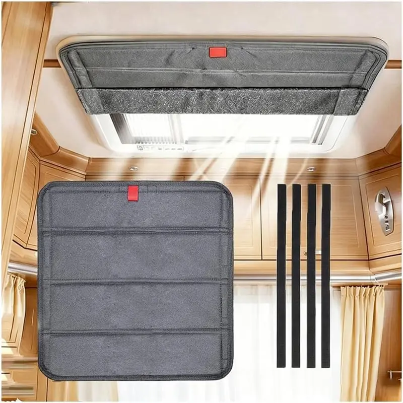 NEW HOT In Stock-Insulated Sun Shade Cover For RV Skylights-Foldable Design Fits For Class C Winnebago View Navion 24D 24V 24J 2